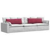 Vidaxl sofa kussens 2 stuks wijnrood 120 x 40 cm cordstof