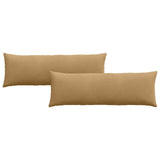 Vidaxl sofa kussens 2 stuks bruin 120 x 40 cm cordstof