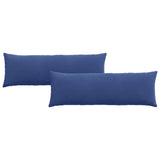 Vidaxl sofa kussens 2 stuks politieblauw 120 x 40 cm cordstof