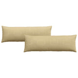 Vidaxl sofa kussens 2 stuks grijs groen 120 x 40 cm cordstof