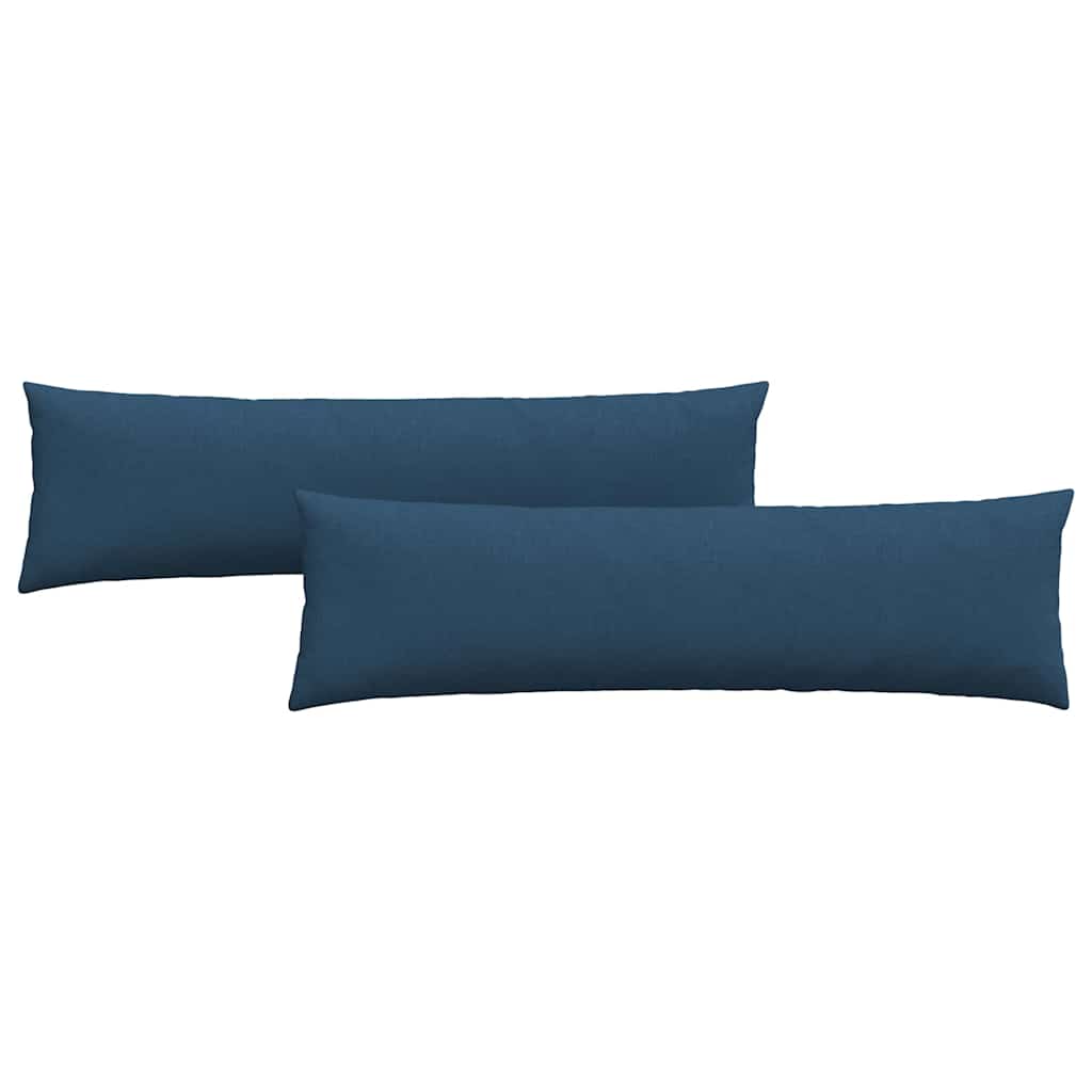 Vidaxl sofa kussens 2 stuks blauw 145 x 40 cm stof