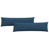 Vidaxl sofa kussens 2 stuks blauw 145 x 40 cm stof
