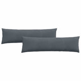 Vidaxl sofa kussens 2 stuks donkergrijs 145 x 40 cm cordstof