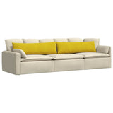Vidaxl sofa kussens 2 stuks geel 145 x 40 cm cordstof