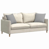 Vidaxl sofa kussens 2 pcs wolkengrijs 45 x 45 cm stof