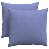 Vidaxl sofa kussens 2 pcs jeans blauw 45 x 45 cm stof