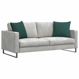 Vidaxl sofa kussens 2 pcs donkergroen 50 x 50 cm stof