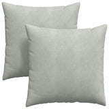 Vidaxl sofa kussens 2 stuks lichtgrijs 60 x 60 cm cordstof