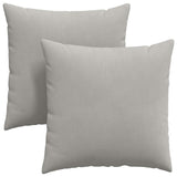 Vidaxl sofa kussens 2 stuks lichtgrijs 60 x 60 cm stof