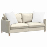 Vidaxl sofa kussens 2 pcs wit 80 x 80 cm stof