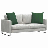 Vidaxl sofa kussens 2 stuks donkergroen 80 x 80 cm cordstof