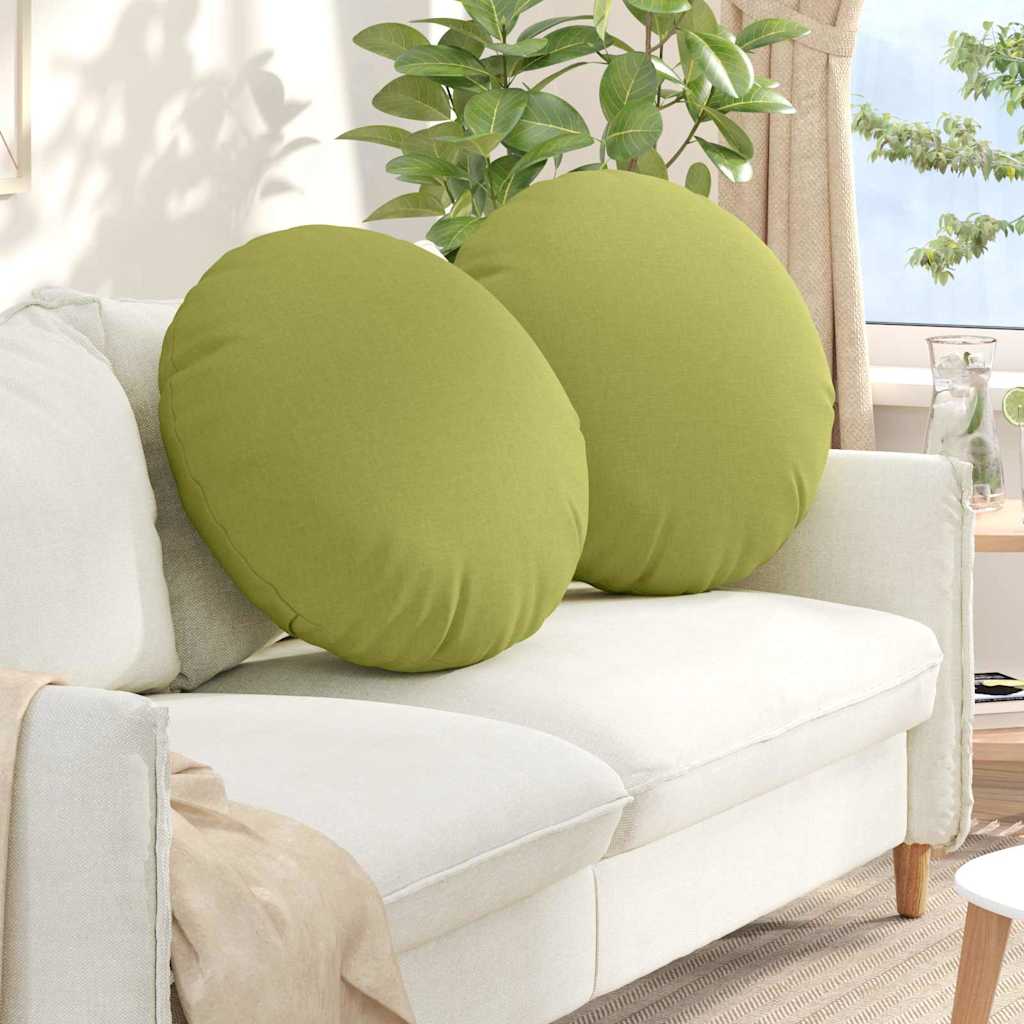 Vidaxl zitkussens 2 pcs lichtgroen ø80 x 29 cm stof