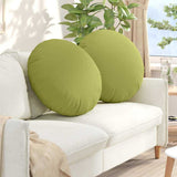 Vidaxl zitkussens 2 pcs lichtgroen ø80 x 29 cm stof