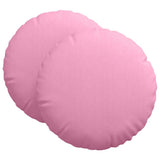 Vidaxl zitkussens 2 pcs roze ø80 x 29 cm stof