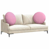 Vidaxl zitkussens 2 pcs roze ø80 x 29 cm stof
