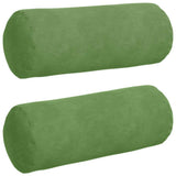 Vidaxl bolster kussens 2 stuks lichtgroen ø 15 x 40 cm cordstof