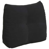 Vidaxl rugkussen zwart 60 x 24 x 50 cm fluweel
