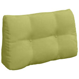 Vidaxl rugkussen lichtgroen 80 x 24 x 50 cm stof