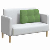 Vidaxl rugkussen lichtgroen 80 x 24 x 50 cm fluweel