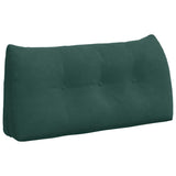 Vidaxl rugkussen donkergroen 100 x 24 x 50 cm fluweel