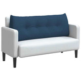 Vidaxl rugkussen blauw 120 x 24 x 50 cm stof