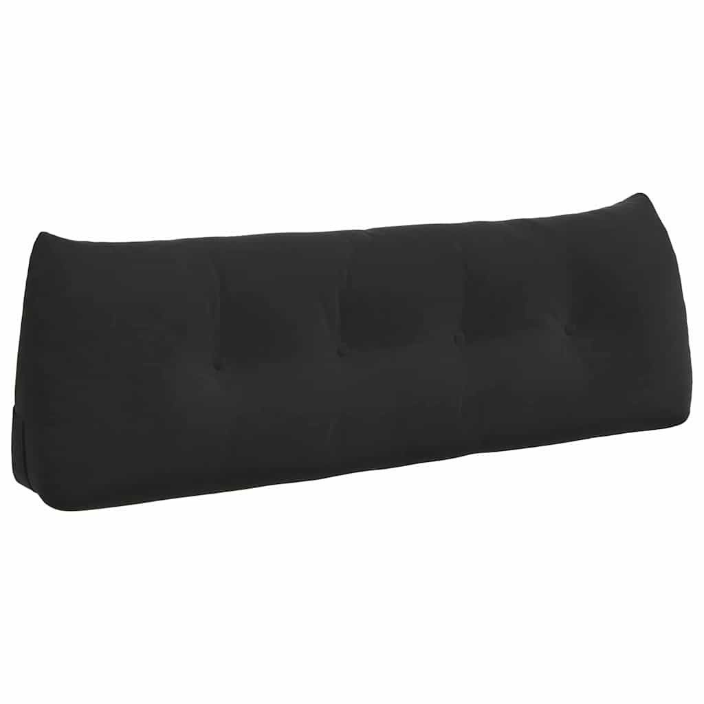 Vidaxl rugkussen zwart 140 x 24 x 50 cm fluweel
