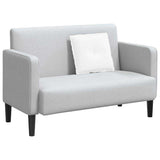 Vidaxl rugkussen wit 50 x 19 x 45 cm stof