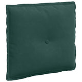 Vidaxl rugkussen donkergroen 50 x 45 cm cordstof