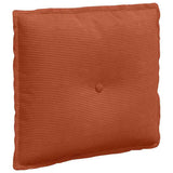 Vidaxl rugkussen rood-oranje 50 x 45 cm cordstof