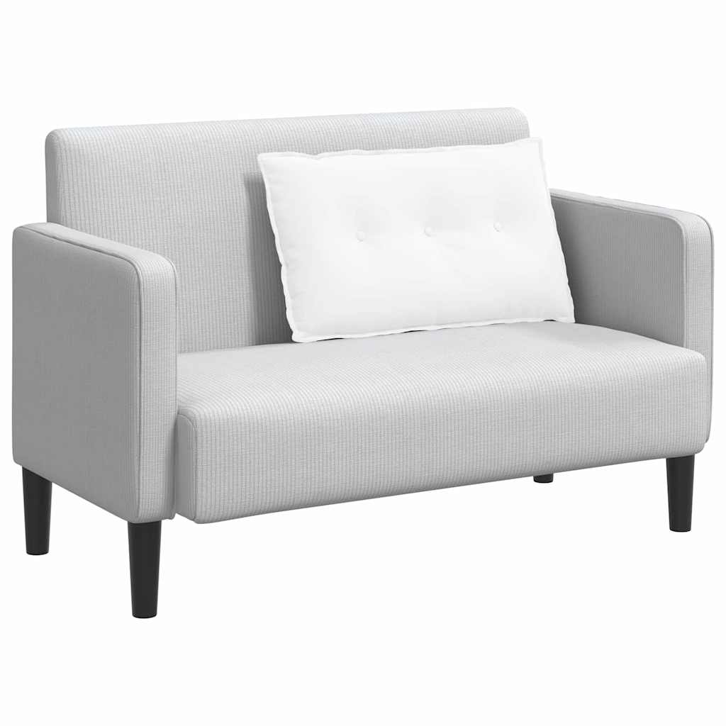 Vidaxl rugkussen wit 80 x 19 x 50 cm stof
