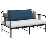 Vidaxl rugkussen blauw 120 x 19 x 50 cm stof