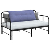Vidaxl rugkussen jeans blauw 120 x 19 x 50 cm stof