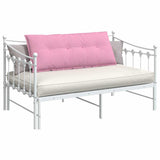 Vidaxl rugkussen roze 120 x 19 x 50 cm stof