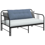 Vidaxl rugkussen blauw 120 x 50 cm cordstof