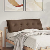 Vidaxl rugkussen bruin 140 x 19 x 50 cm stof
