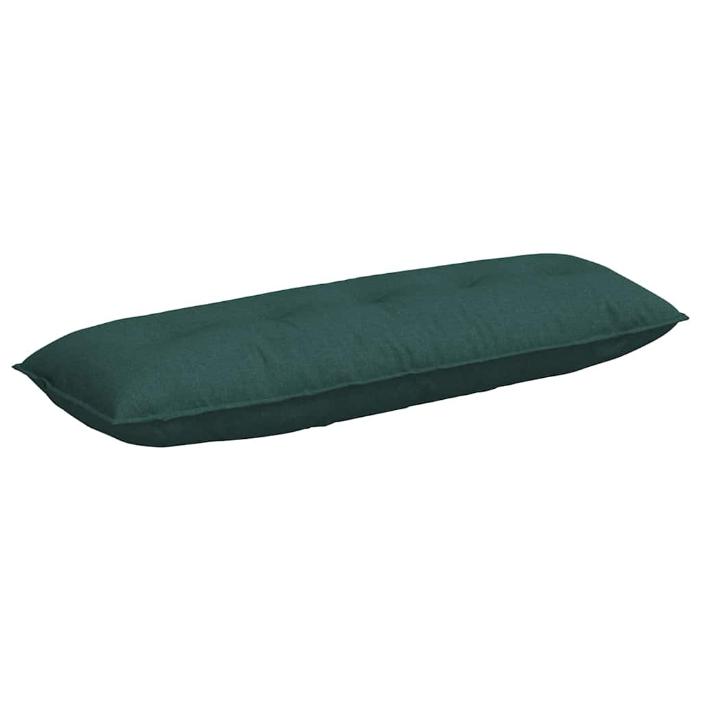Vidaxl rugkussen donkergroen 140 x 19 x 50 cm stof