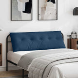 Vidaxl rugkussen blauw 140 x 19 x 50 cm stof