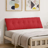 Vidaxl rugkussen rood 160 x 19 x 50 cm stof