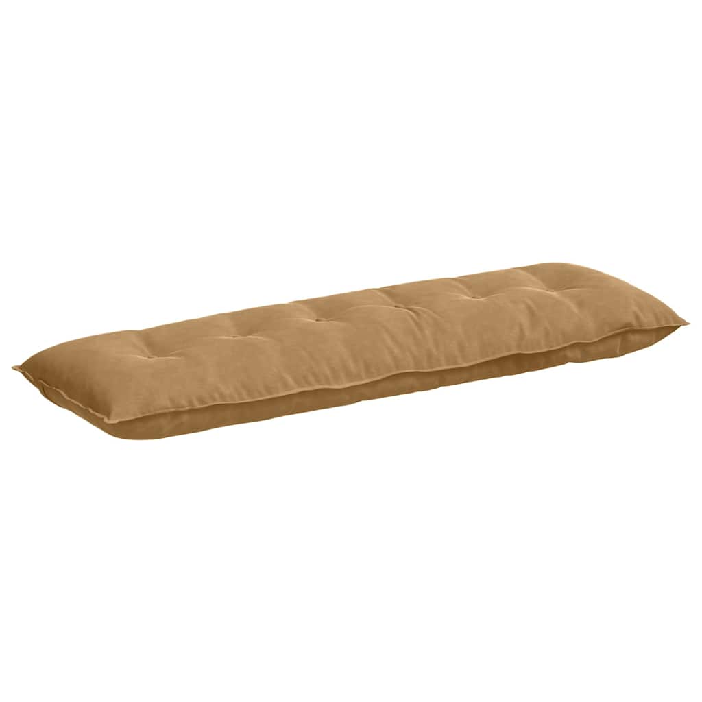 Vidaxl rugkussen bruin 160 x 50 cm cordstof