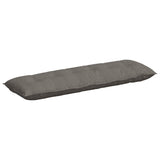 Vidaxl rugkussen lichtgrijs 160 x 50 cm cordstof