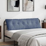 Vidaxl rugkussen blauw 160 x 50 cm cordstof