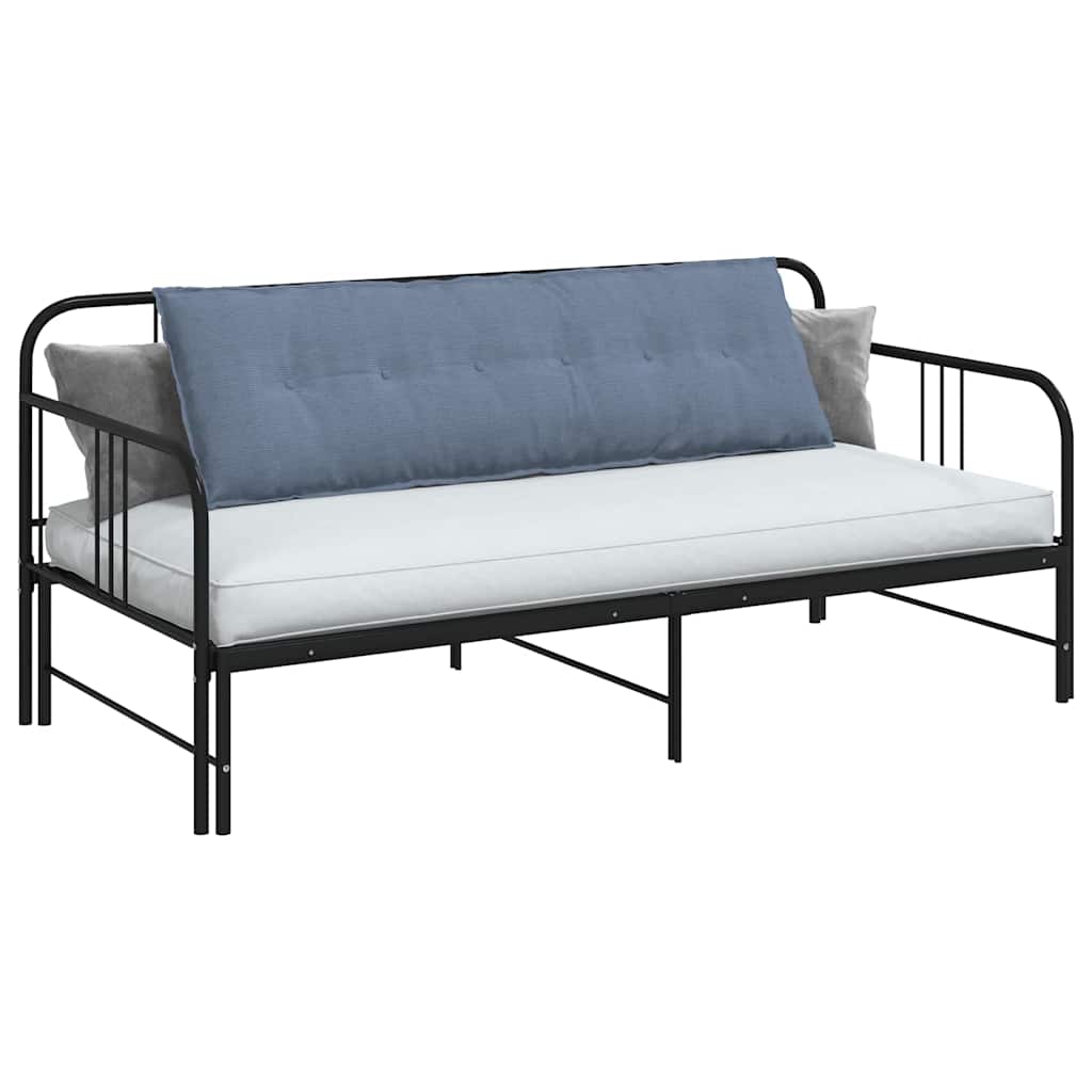 Vidaxl rugkussen blauw 160 x 50 cm cordstof