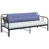 Vidaxl rugkussen jeans blauw 180 x 19 x 50 cm stof