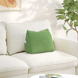 Vidaxl rugkussen lichtgroen 45 x 20 x 35 cm cordstof