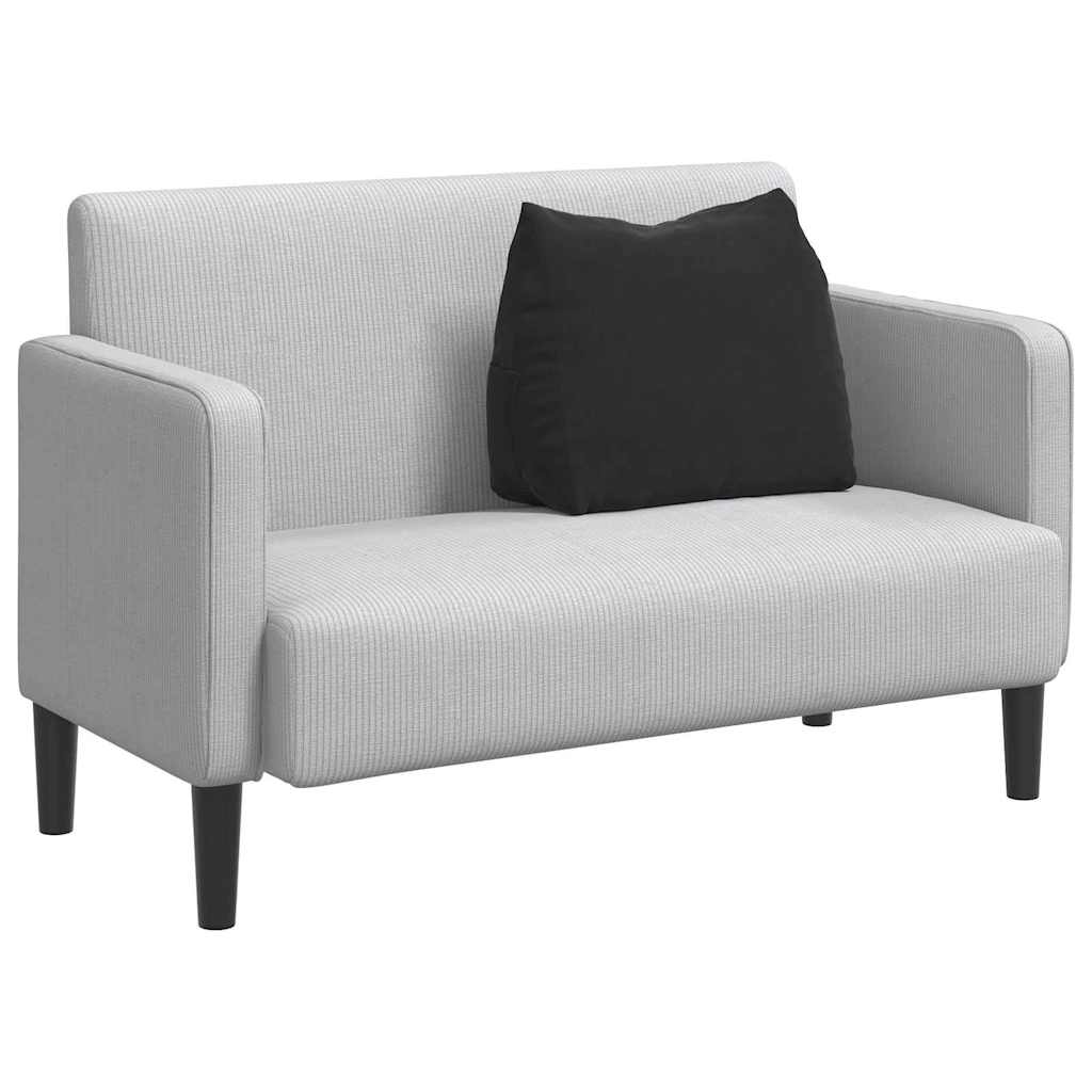 Vidaxl rugkussen zwart 60 x 20 x 50 cm cordstof