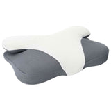 Vidaxl halskussen met kussen wit 57 x 36 x 13 cm polyester