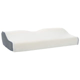 Vidaxl hoofdkussen met kussen wit 60 x 34 x 11 cm polyester