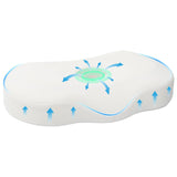 Vidaxl halskussen met kussen wit 53 x 35 x 11 cm polyester