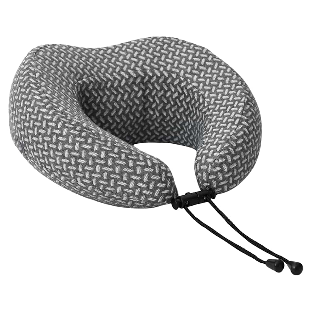 Vidaxl reiskussen voor de nek grijs 30 x 28 x 14 cm polyester