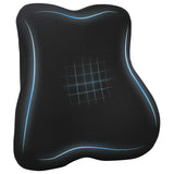 Vidaxl hoofdkussen met kussen zwart 40 x 40 x 11 cm met gaasdoek